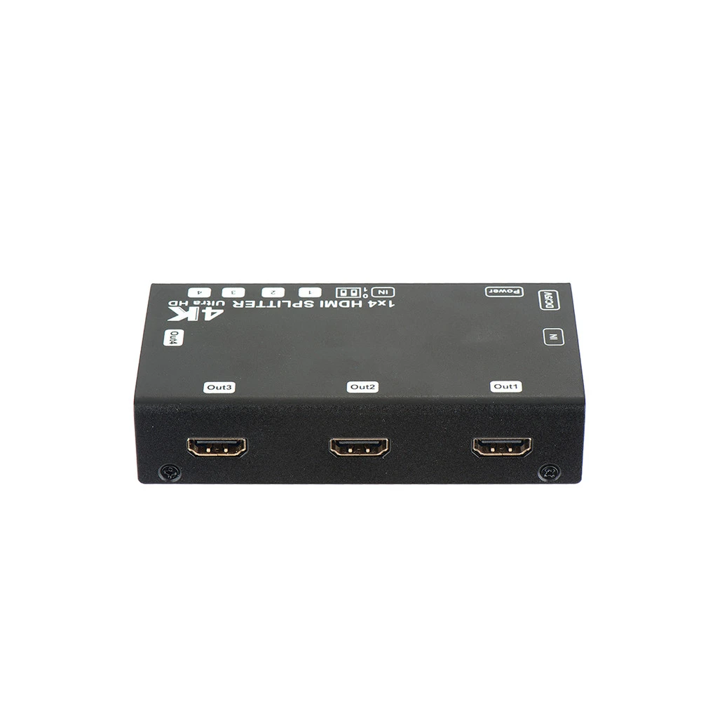 Аксессуар для ПК и Ноутбука Deluxe Сплитер 1x4 HDMI 4K 3D HS-4P4K-60HD3D