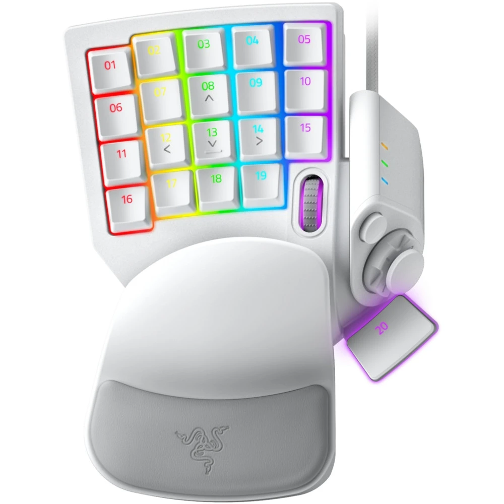 Клавиатура Razer Tartarus Pro Mercury/ RZ07-03110200-R3M1 Проводная, USB