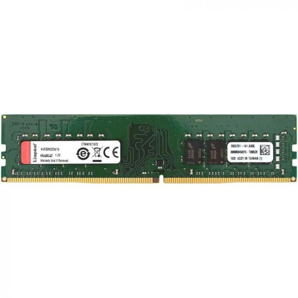 ОЗУ Kingston ValueRAM KVR32N22D8/32 DIMM, DDR4, 32 Гб, 3200 МГц