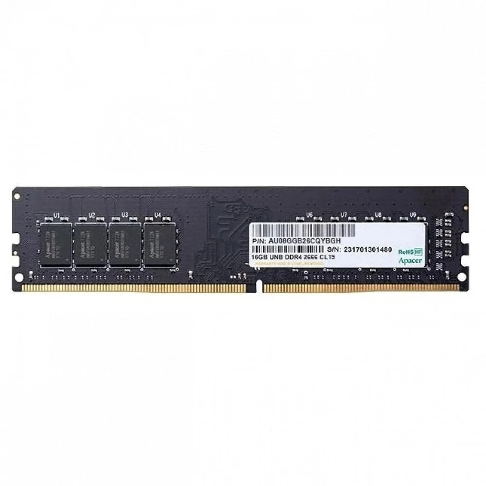 ОЗУ Apacer AU08GGB26CQYBGH DIMM, DDR4, 8 Гб, 2666 МГц