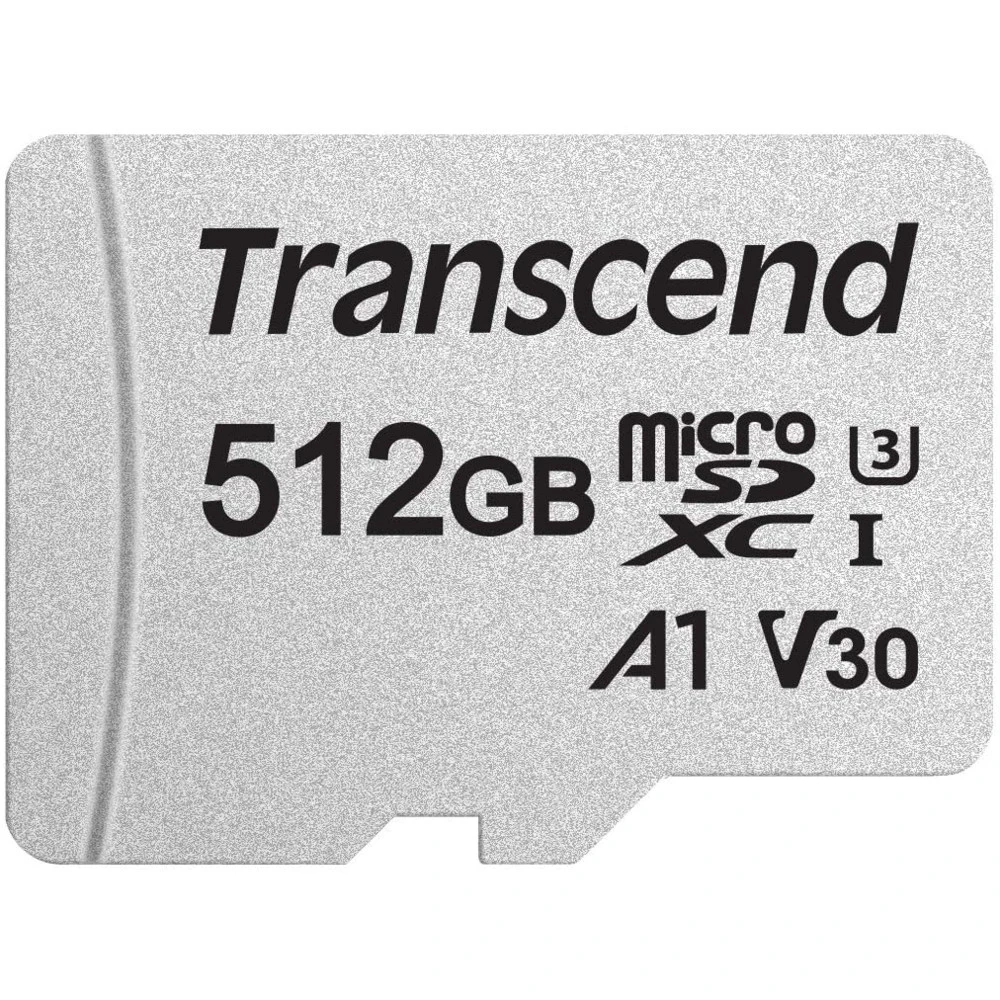 Флеш (Flash) карты Transcend 300S + adapter TS512GUSD300S-A 512 ГБ