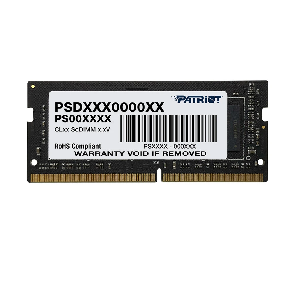 ОЗУ Patriot DDR4 SL 32GB 3200MHz UDIMM PSD432G32002 SO-DIMM, DDR4, 32 Гб, 3200 МГц