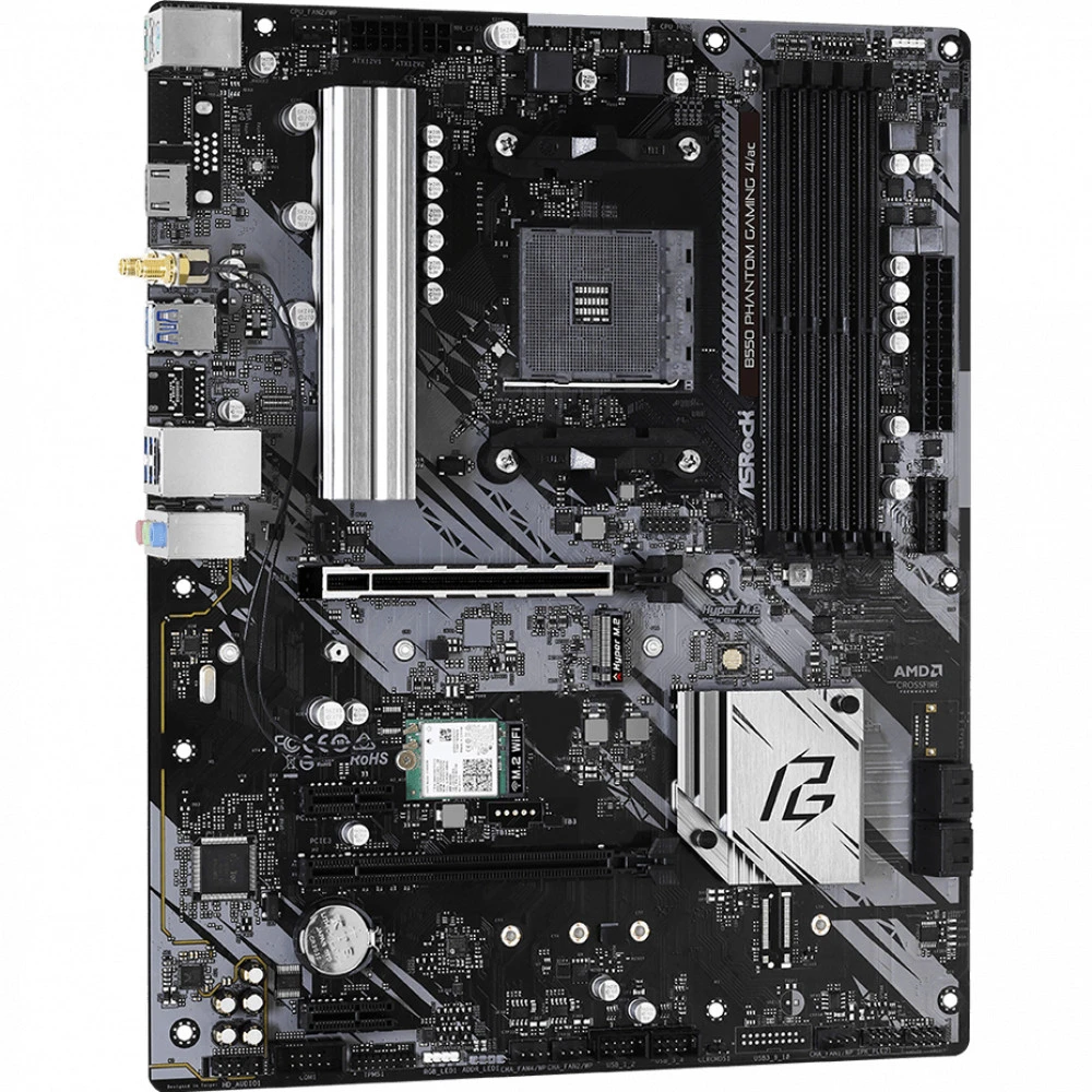 Материнская плата ASRock B550 PHANTOM GAMING 4/AC ATX, AMD AM4