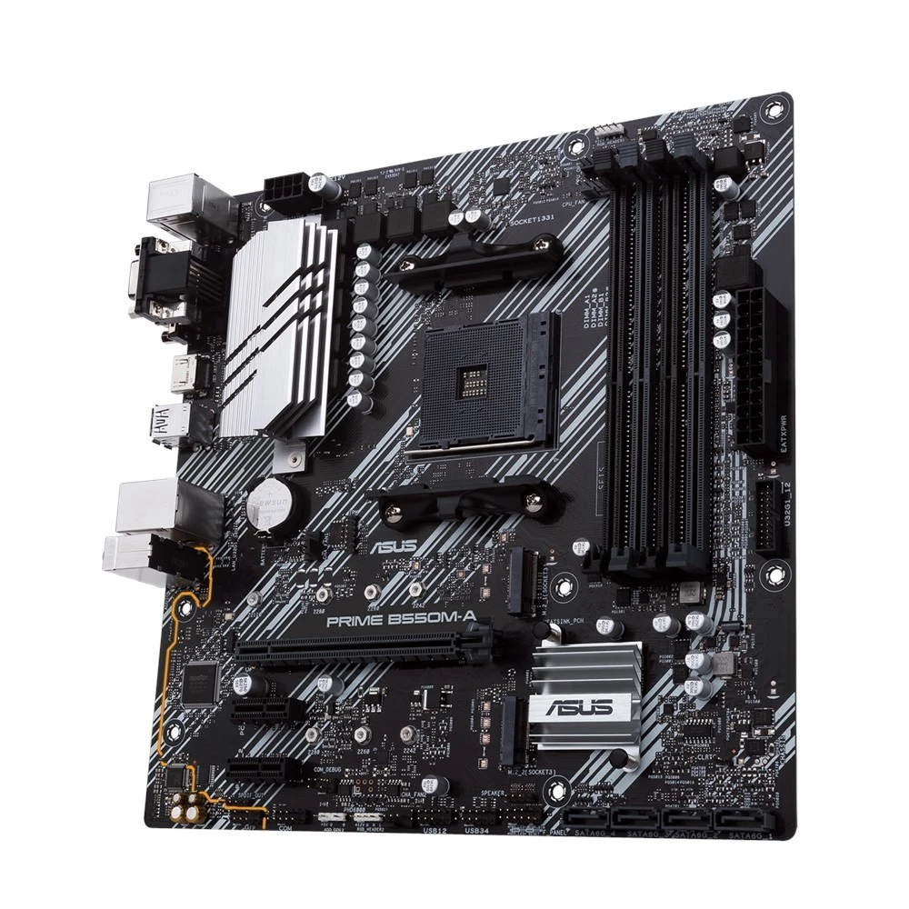 Материнская плата Asus PRIME B550M-A Micro-ATX, AMD AM4