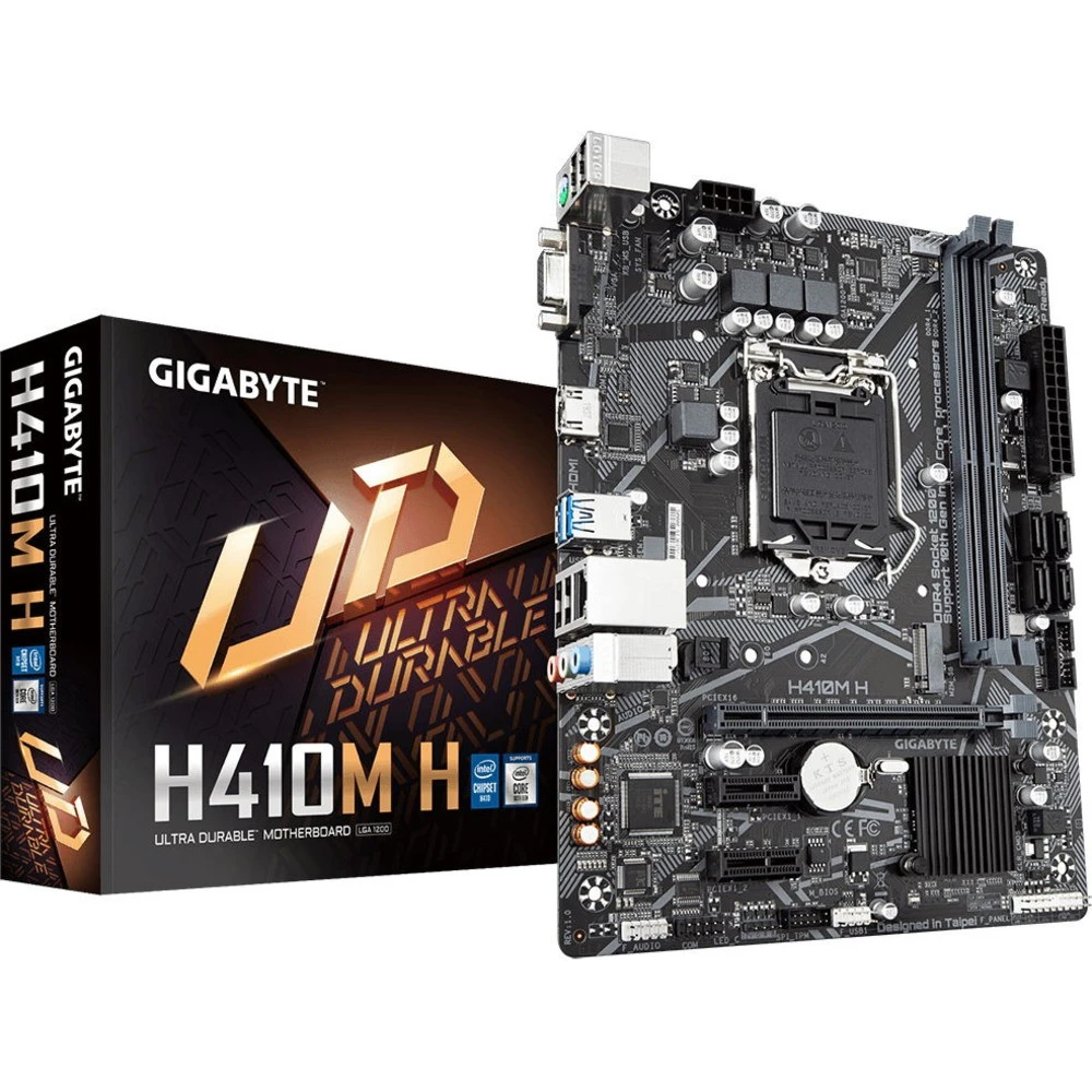 Материнская плата Gigabyte H410M H Micro-ATX, LGA 1200
