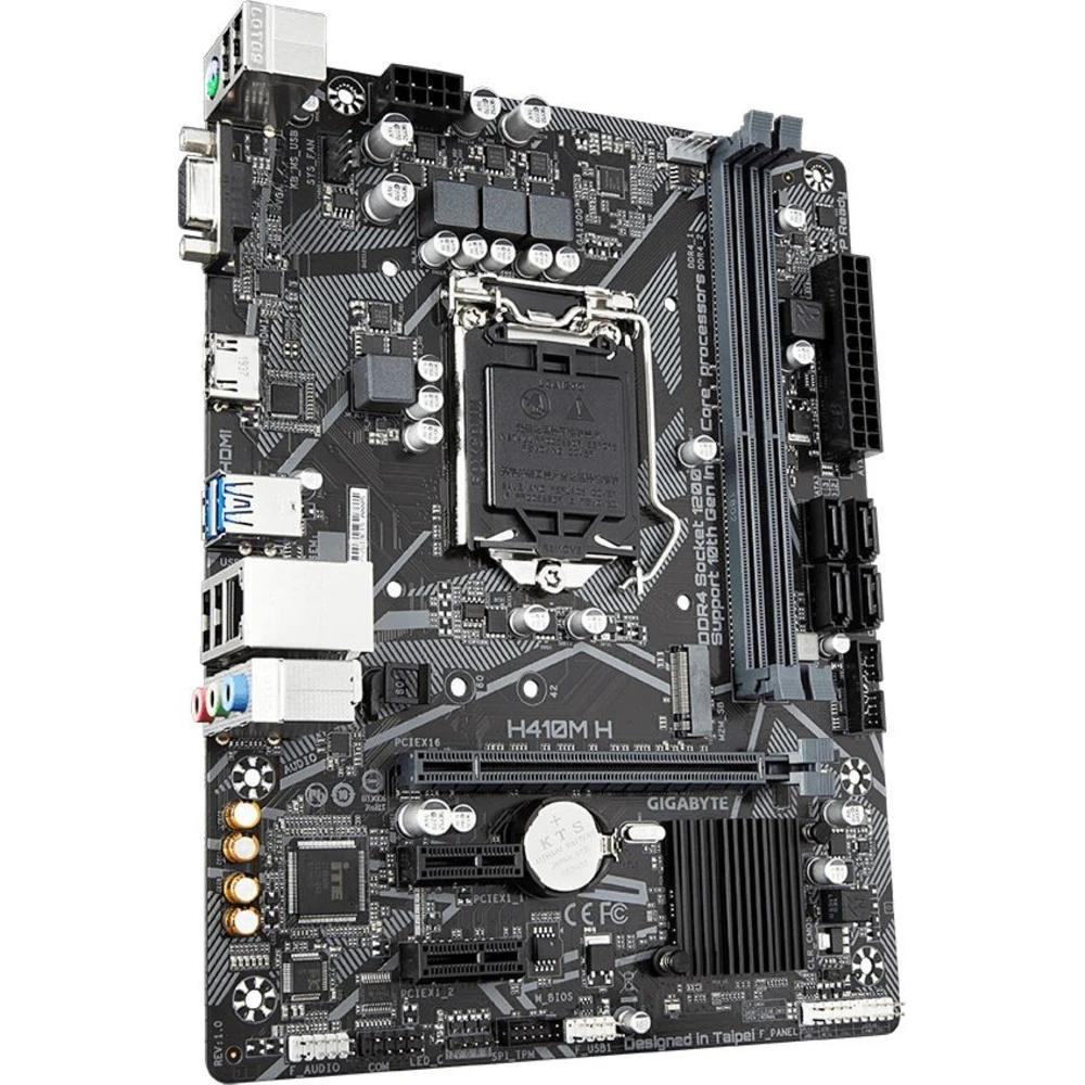 Материнская плата Gigabyte H410M H Micro-ATX, LGA 1200