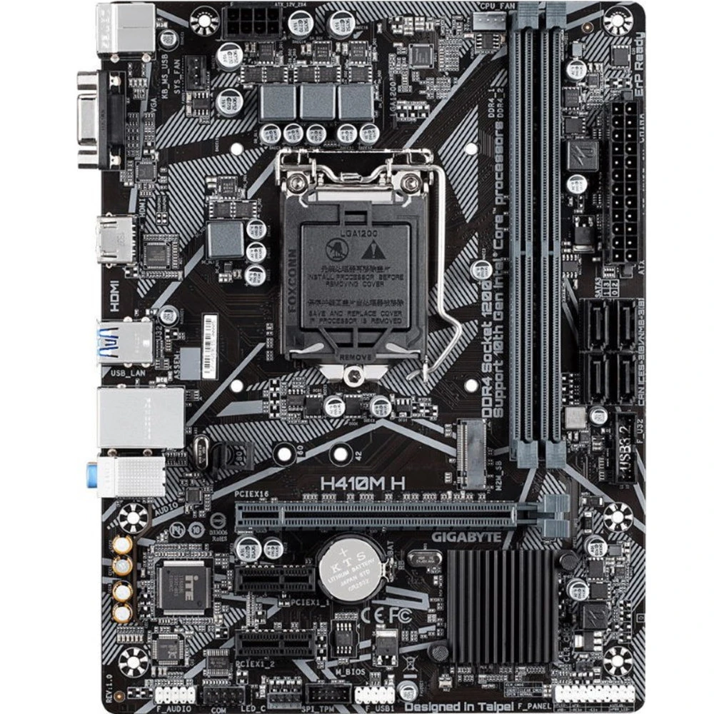 Материнская плата Gigabyte H410M H Micro-ATX, LGA 1200