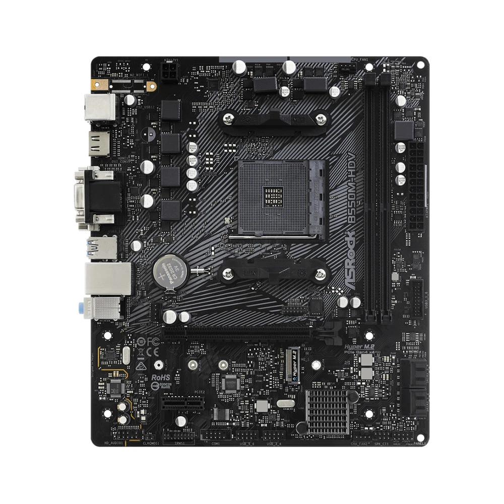 Материнская плата ASRock B550M-HDV Micro-ATX, AMD AM4