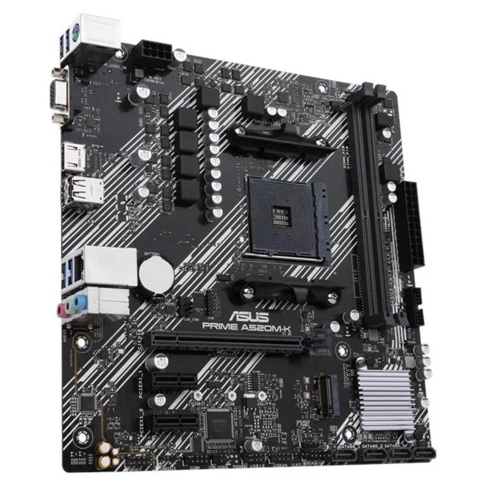 Материнская плата Asus PRIME A520M-K 90MB1500-M0EAY0 Micro-ATX, AMD AM4