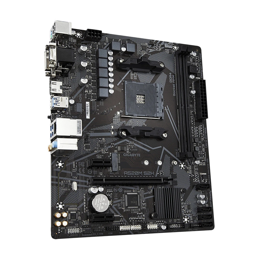 Материнская плата Gigabyte A520M S2H Micro-ATX, AMD AM4