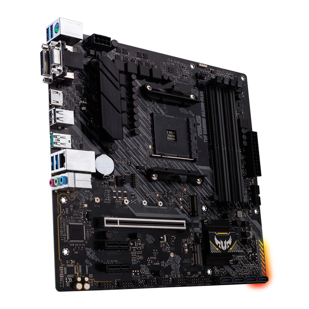 Материнская плата Asus TUF GAMING A520M-PLUS Micro-ATX, AMD AM4