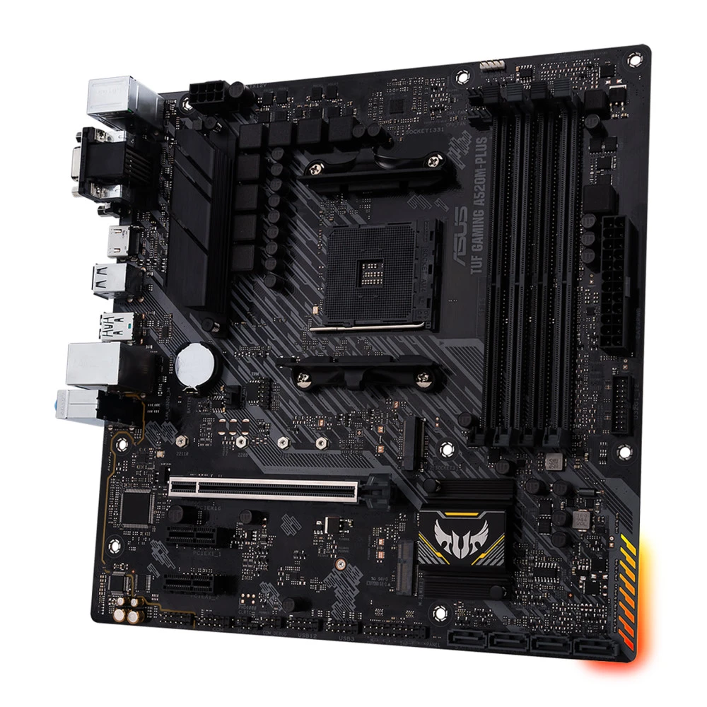 Материнская плата Asus TUF GAMING A520M-PLUS Micro-ATX, AMD AM4