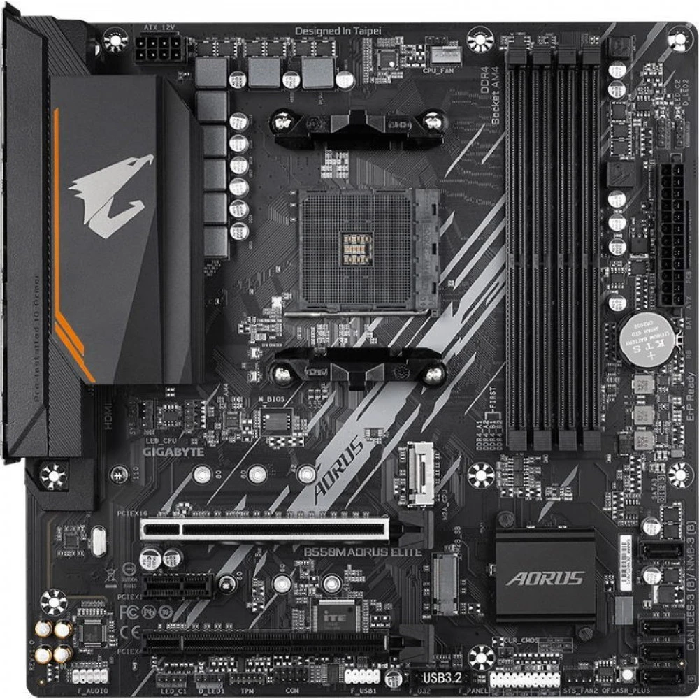 Материнская плата Gigabyte B550M AORUS ELITE 9MB55MAEL-00-10 Micro-ATX, AMD AM4