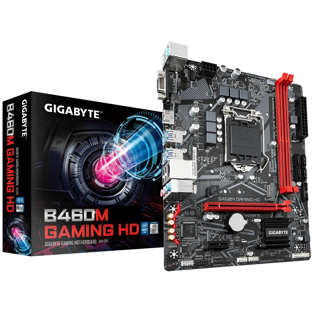 Материнская плата Gigabyte B460M GAMING HD 9MB46MGHD-00-10 Micro-ATX, LGA 1200