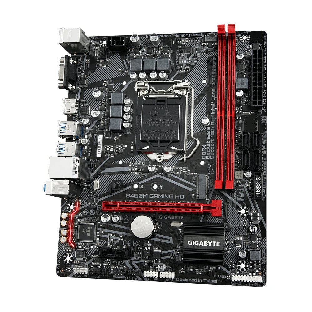 Материнская плата Gigabyte B460M GAMING HD 9MB46MGHD-00-10 Micro-ATX, LGA 1200