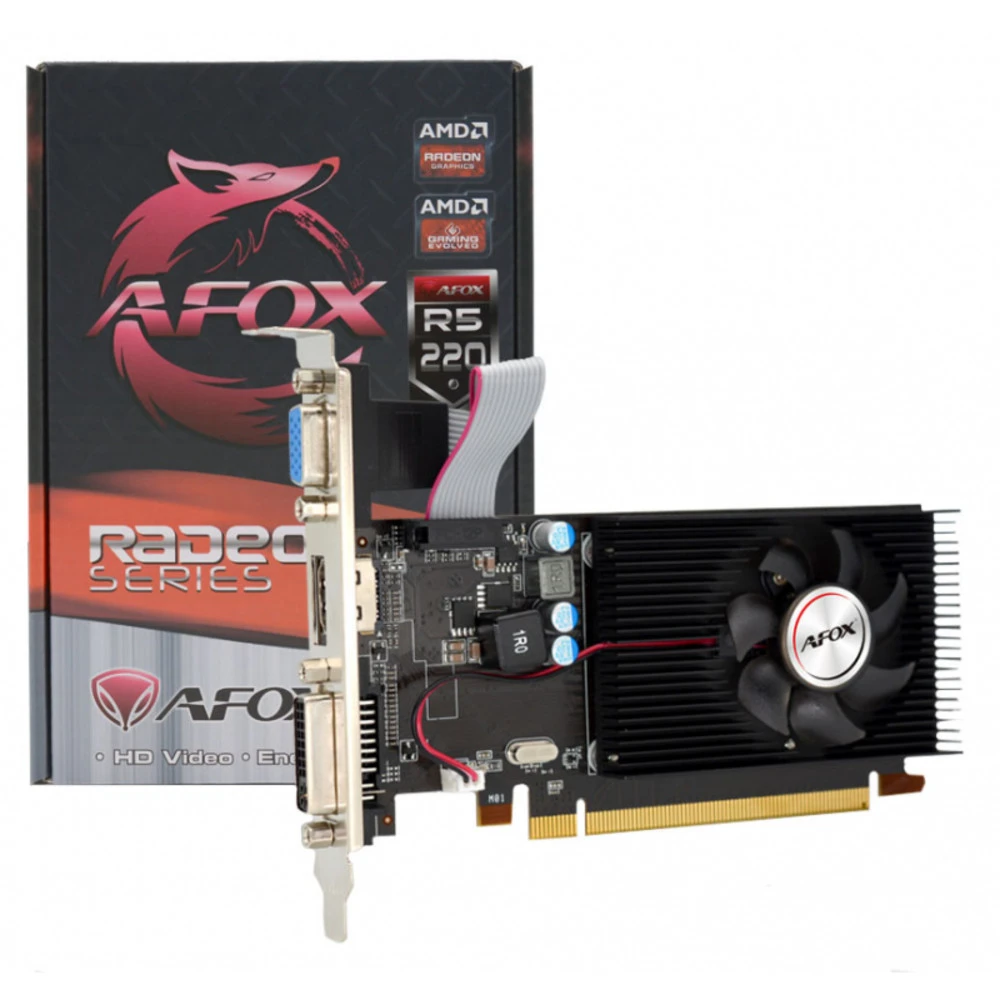 Видеокарта AFOX AMD R5 220 AFR5220-2048D3L5 2 ГБ