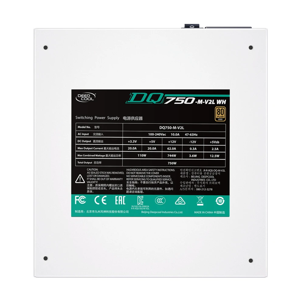 Блок питания Deepcool DQ750-M-V2L WH DP-DQ750-M-V2L WH 750 Вт