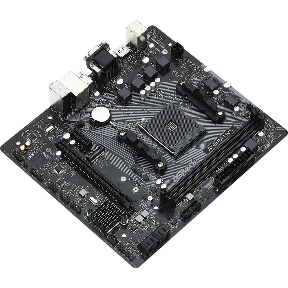 Материнская плата ASRock A520M-HVS Micro-ATX, AMD AM4