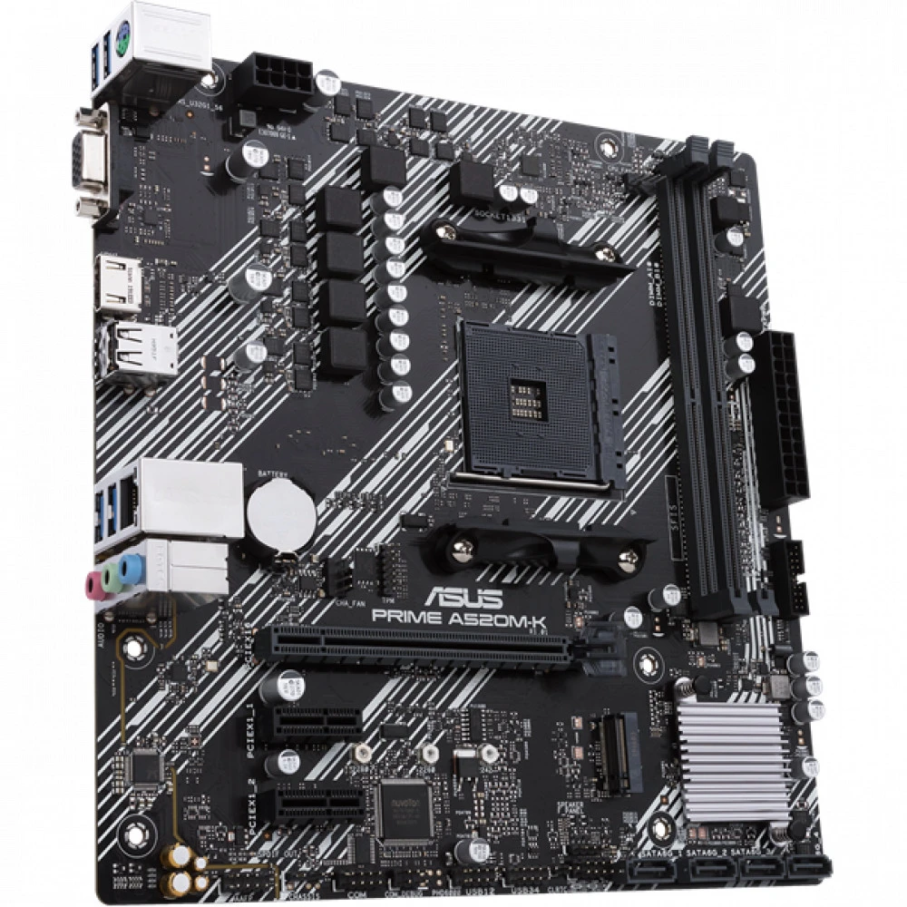 Материнская плата Asus PRIME A520M-K Micro-ATX, AMD AM4