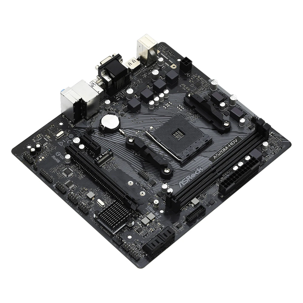 Материнская плата ASRock A520M-HDV Micro-ATX, AMD AM4