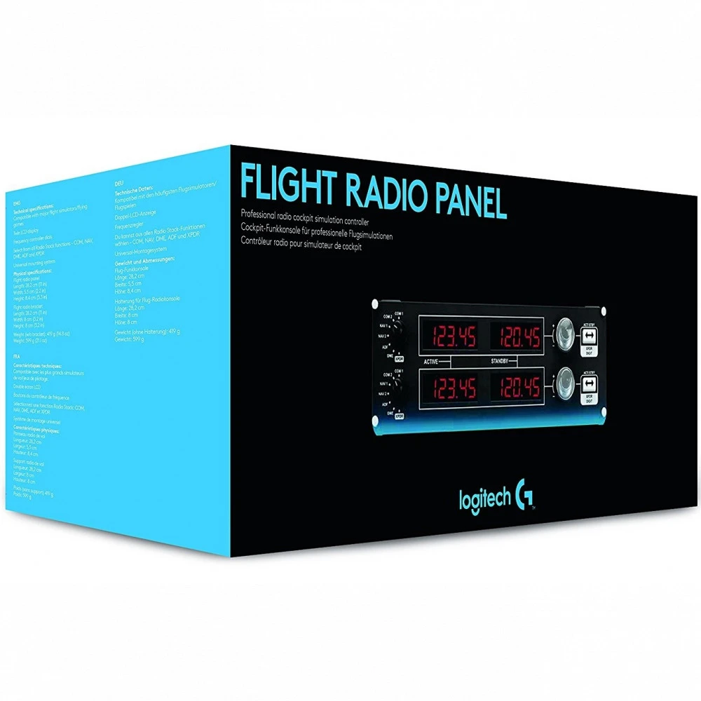 Манипулятор Logitech Flight Radio Panel (радиопанель для авиасимуляторов) 945-000011