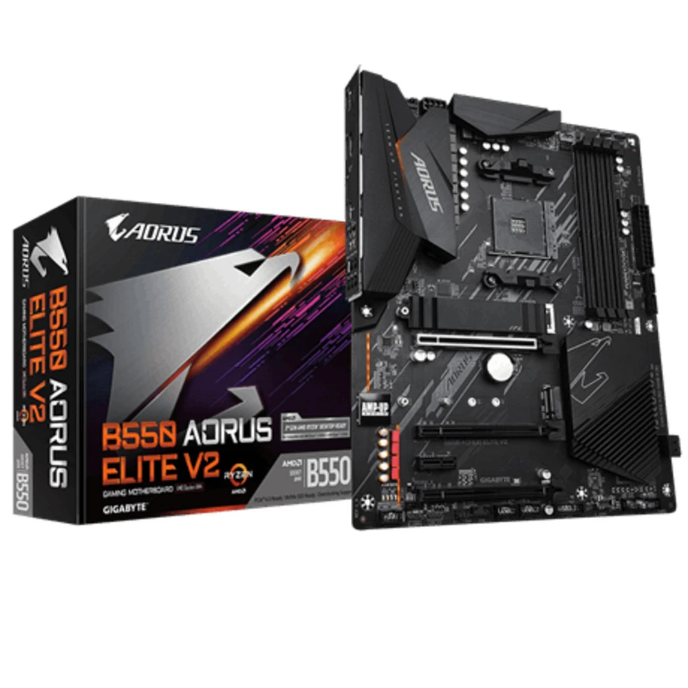 Материнская плата Gigabyte B550 AORUS ELITE V2 ATX, AMD AM4