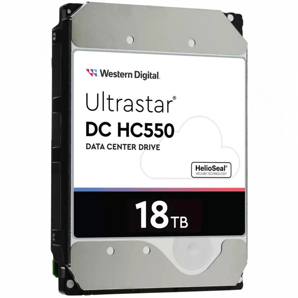 Серверный жесткий диск Western Digital Ultrastar DC HC550 18 ТБ WUH721818ALE6L4 HDD, 3,5 LFF, 18 ТБ, SATA