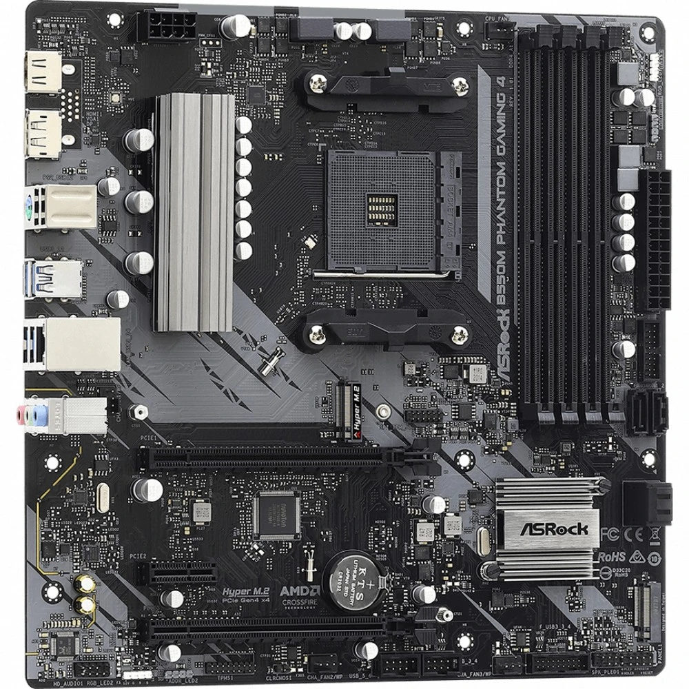 Материнская плата ASRock B550M PHANTOM GAMING 4 Micro-ATX, AMD AM4