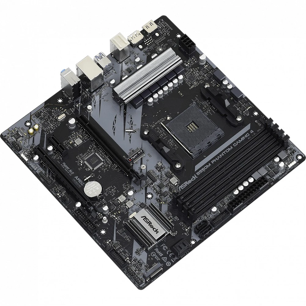 Материнская плата ASRock B550M PHANTOM GAMING 4 Micro-ATX, AMD AM4
