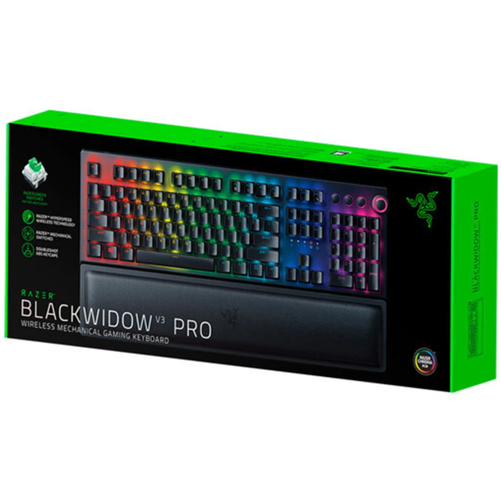 Клавиатура Razer BlackWidow V3 Pro Green Switch RZ03-03530800-R3R1