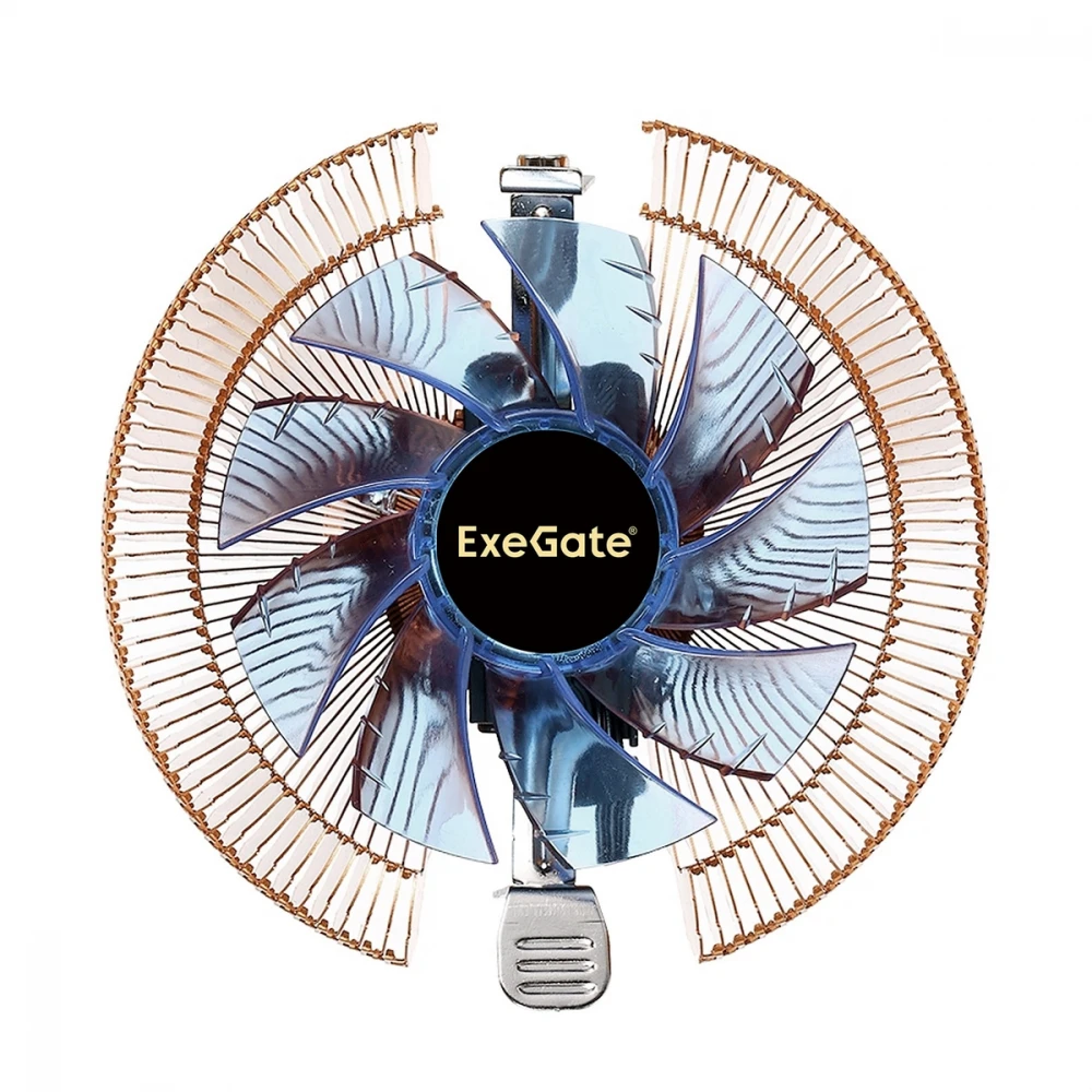 Система охлаждения ExeGate Wizard EE91-PWM.Cu.BLUE EX286154RUS Для системного блока