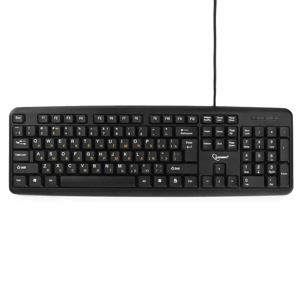 Клавиатура Gembird KB-8320UXL-BL Проводная, USB