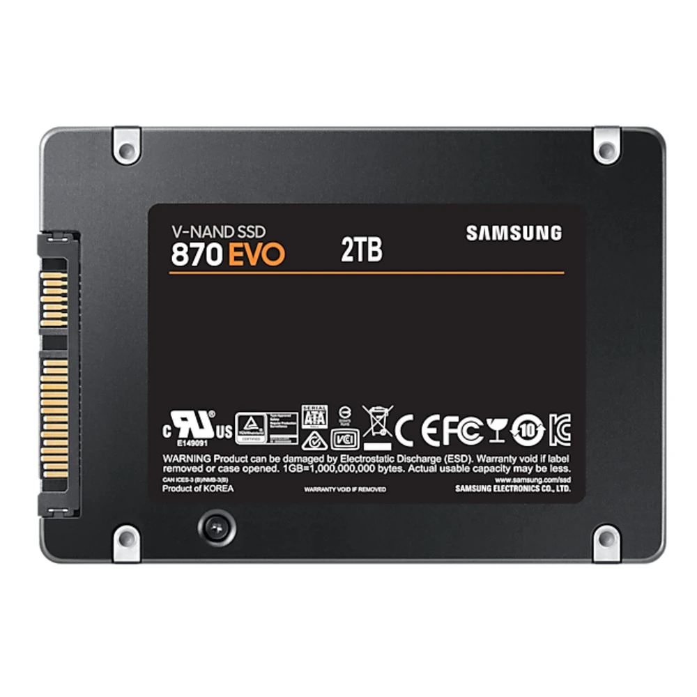 Жесткий диск Samsung MZ-77E2T0BW SSD (твердотельные), 2 ТБ, 2.5 дюйма, SATA