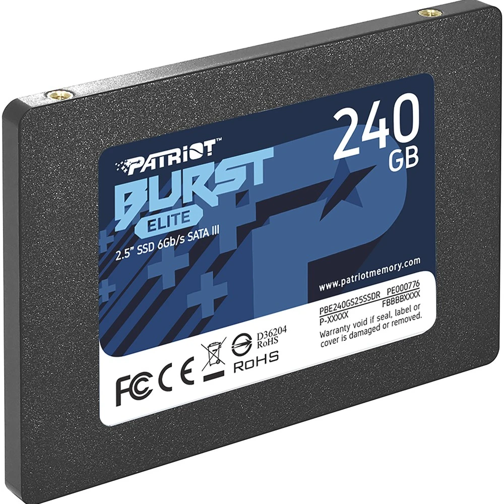Жесткий диск Patriot Burst Elite PBE240GS25SSDR SSD (твердотельные), 240 ГБ, 2.5 дюйма, SATA