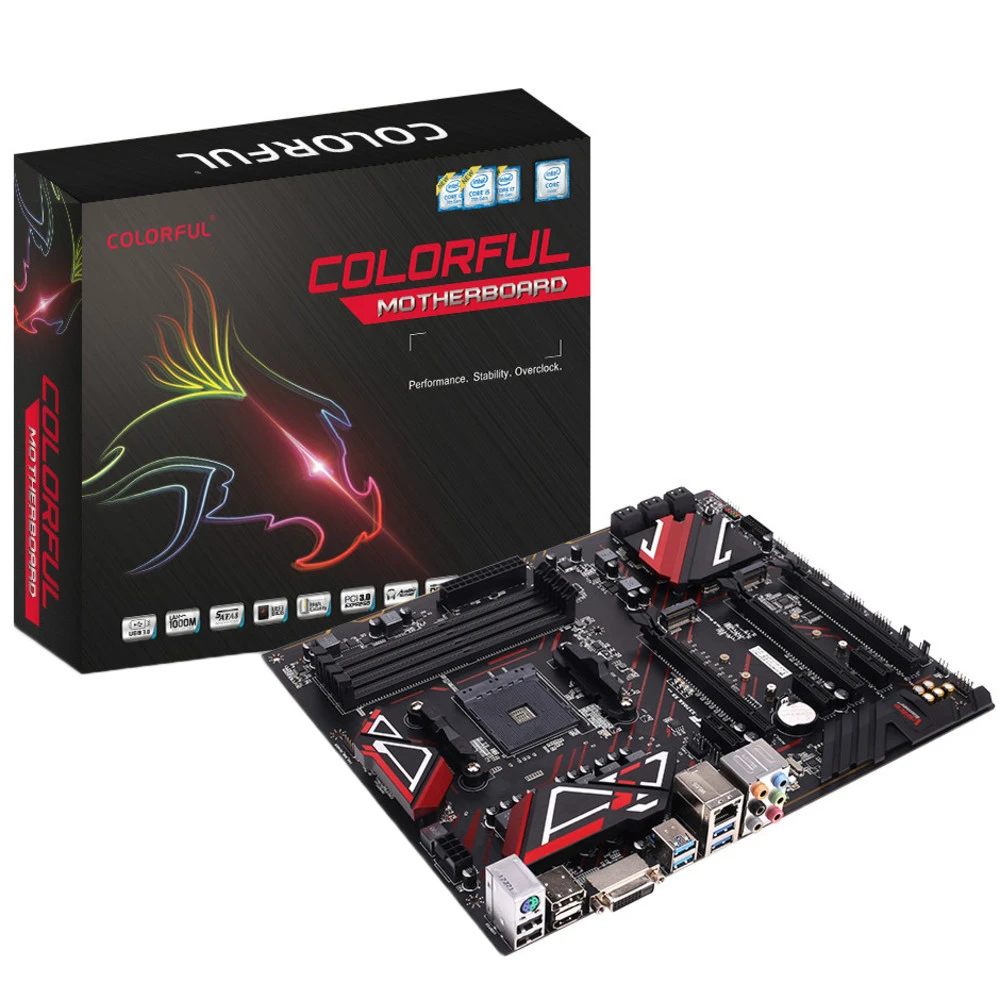 Материнская плата Colorful AM4 Battle Flag Colorful C.X370 X5 V14 ATX, AMD AM4