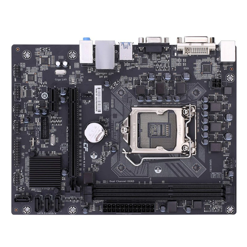 Материнская плата Colorful S-1151 H110 C.H110M-K D3 PLUS V20 Micro-ATX, LGA 1151