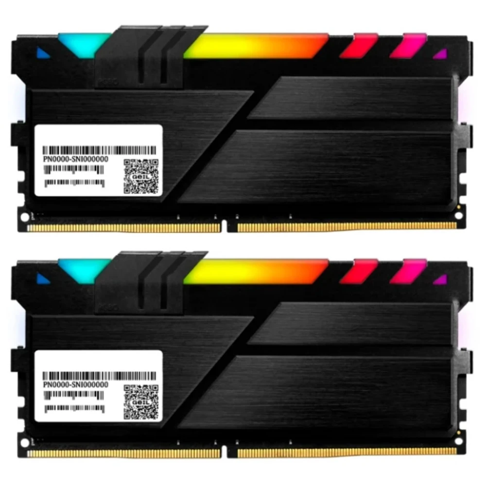ОЗУ Geil 16GB DDR4 PC4-19200 2400MHz GEXSB416GB2400C16DC DIMM, DDR4, 16 Гб (2 х 8 Гб), 2400 МГц