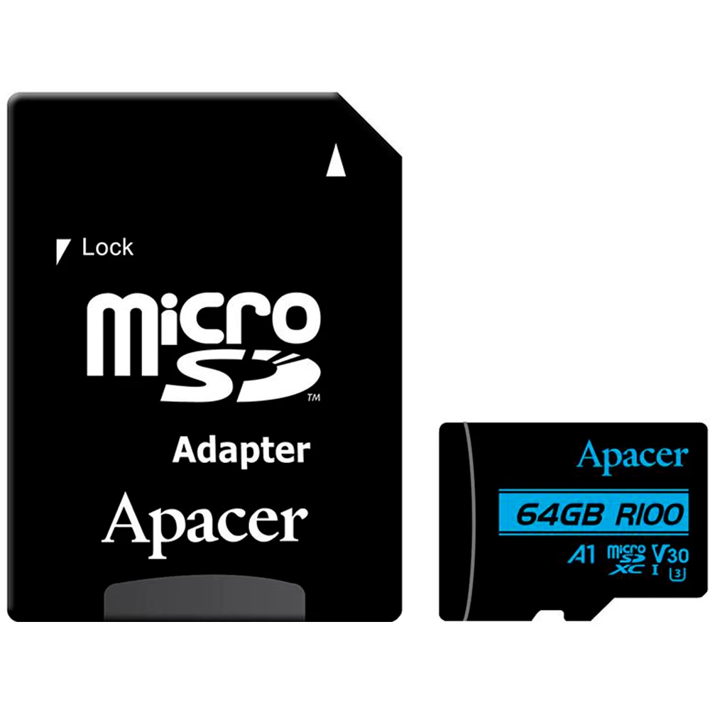 Флеш (Flash) карты Apacer AP64GMCSX10U7-R 64 ГБ