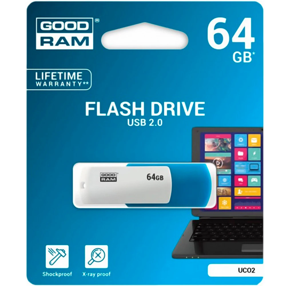 USB флешка (Flash) GoodRam UCO2-0640MXR11 64 ГБ