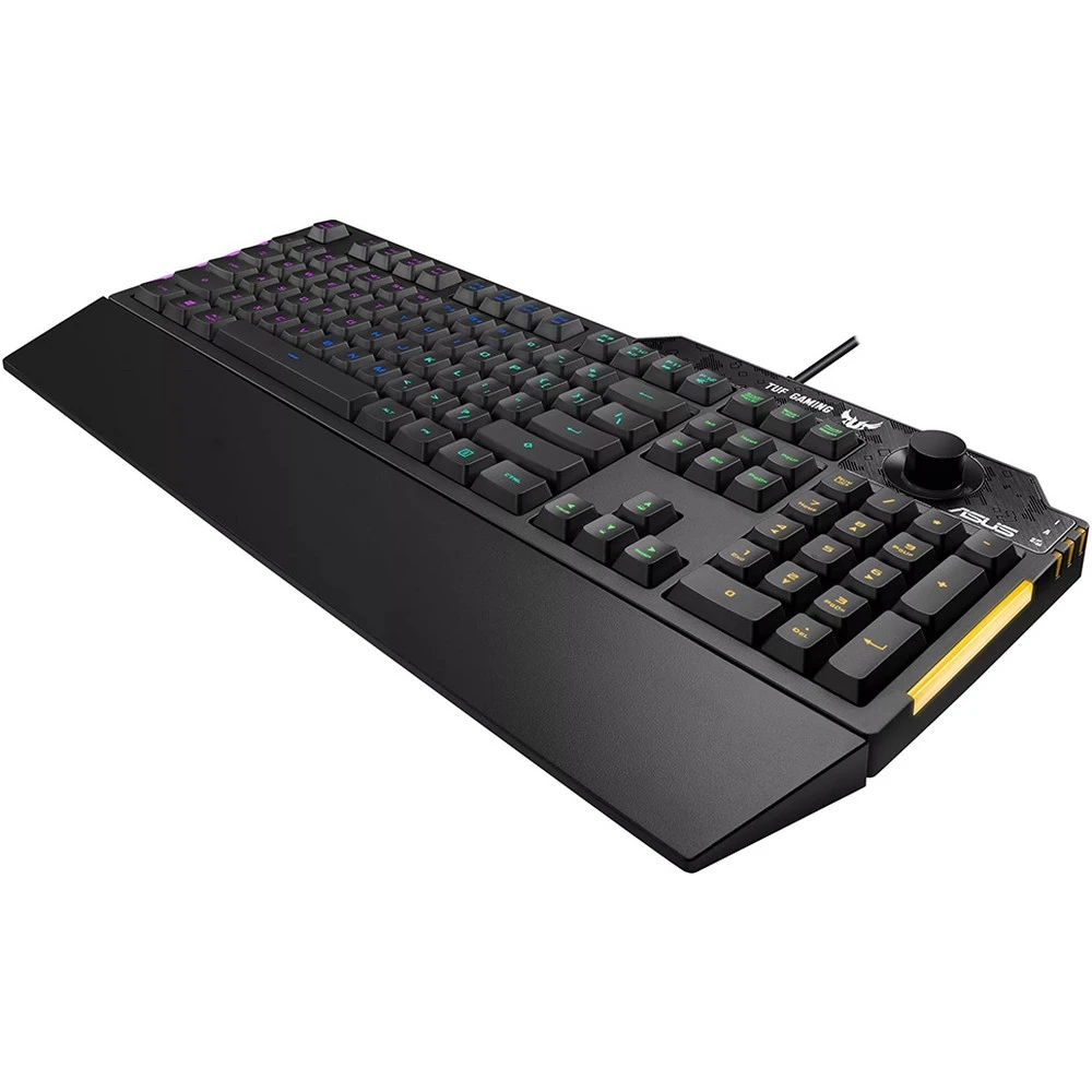 Клавиатура Asus TUF Gaming K1 RGB 90MP01X0-BKRA00 Проводная, USB