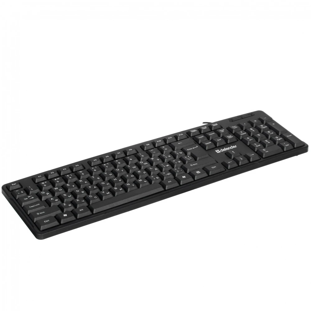 Клавиатура Defender Next HB-440 RU черный 45440 Проводная, USB