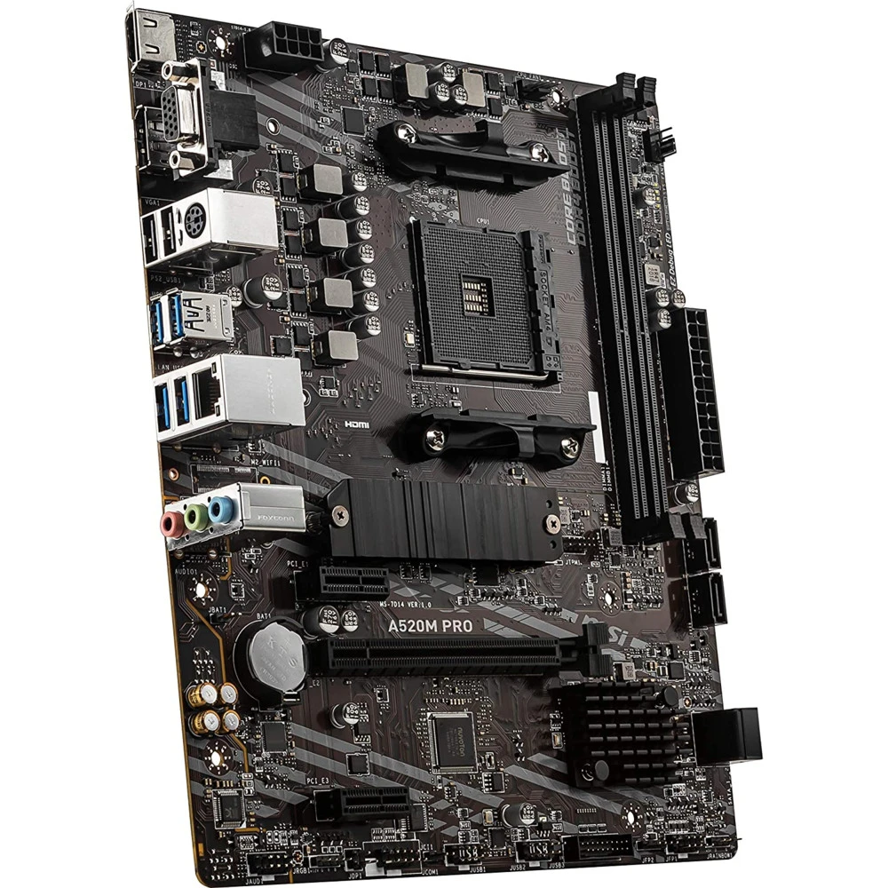 Материнская плата MSI A520M PRO Micro-ATX, AMD AM4