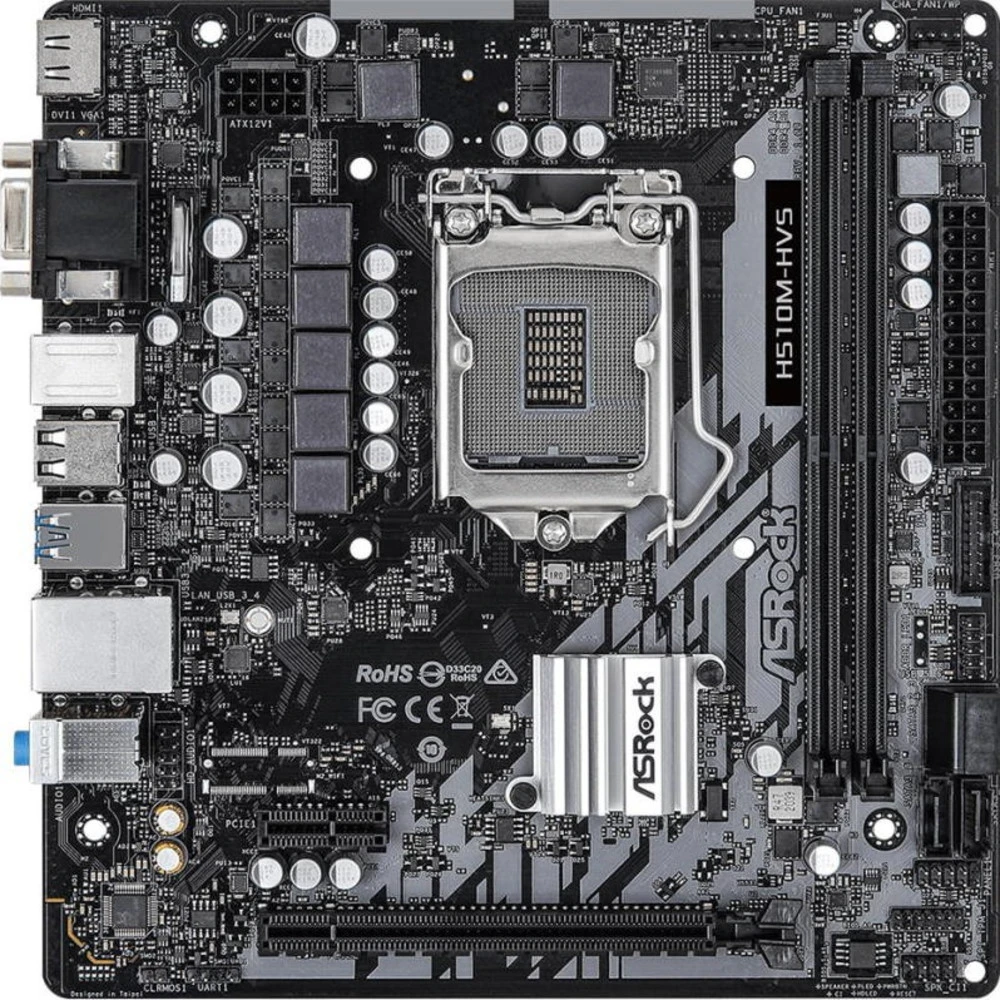 Материнская плата ASRock H510M-HDV Micro-ATX, LGA 1200