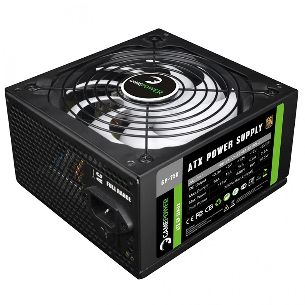 Блок питания GameMax GP 750W GP-750 750 Вт