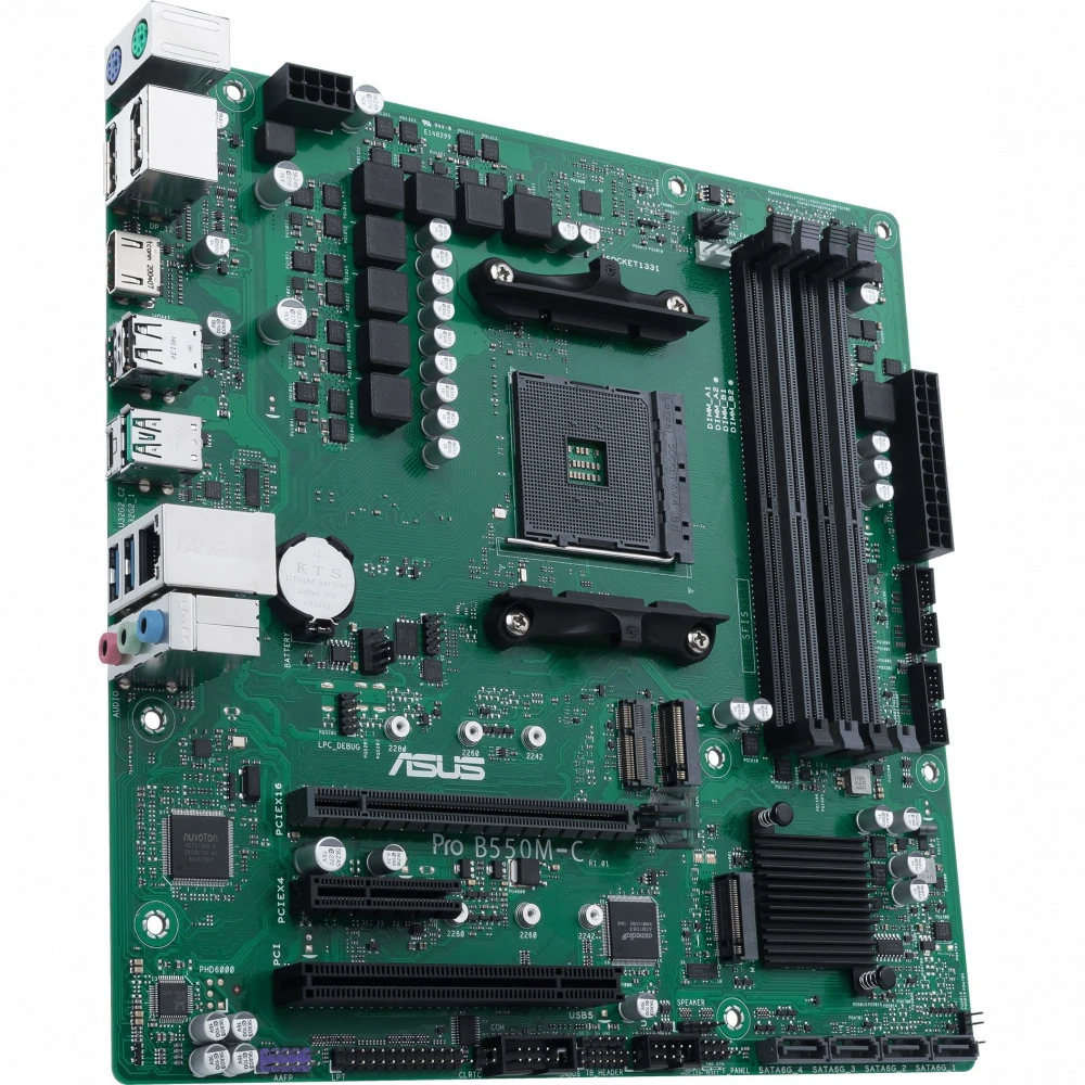 Материнская плата Asus PRO B550M-C/CSM Mini-ATX, AMD AM4
