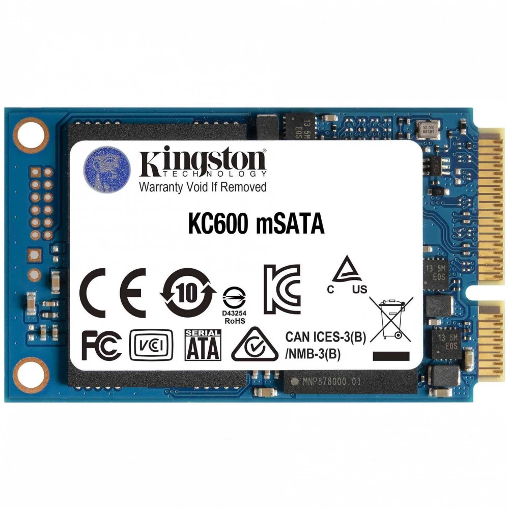 Жесткий диск Kingston KC600 SKC600MS/512G SSD (твердотельные), 512 ГБ, mSATA, SATA