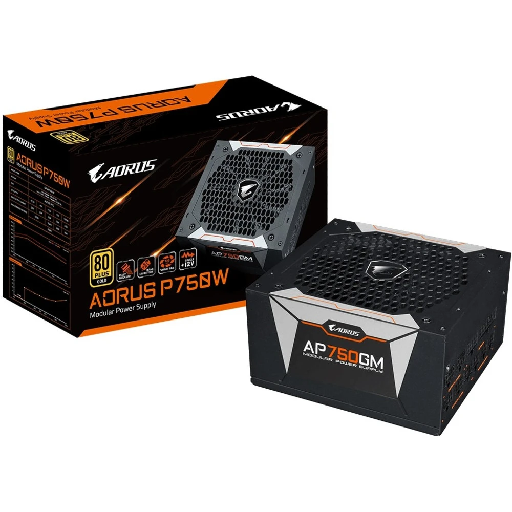 Блок питания Gigabyte AORUS P750W 80+ GOLD Modular GP-AP750GM 750 Вт
