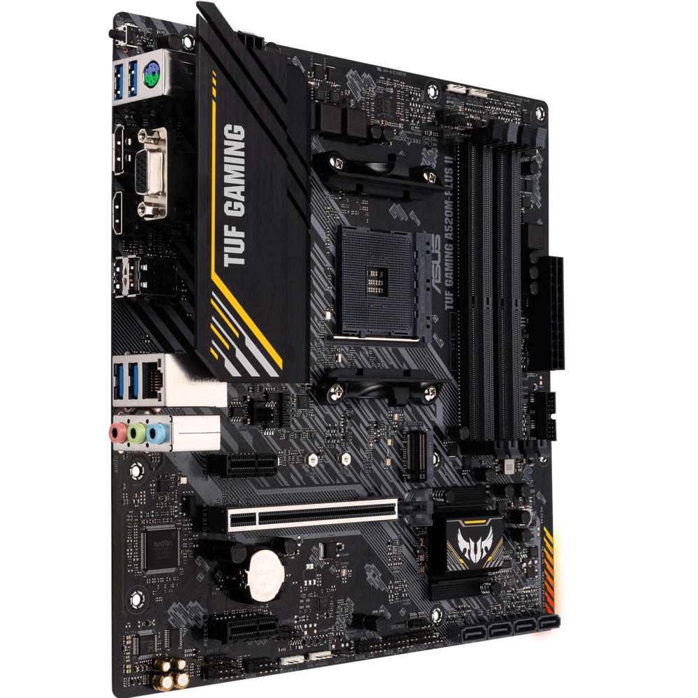 Материнская плата Asus TUF GAMING A520M-PLUS II Micro-ATX, AMD AM4
