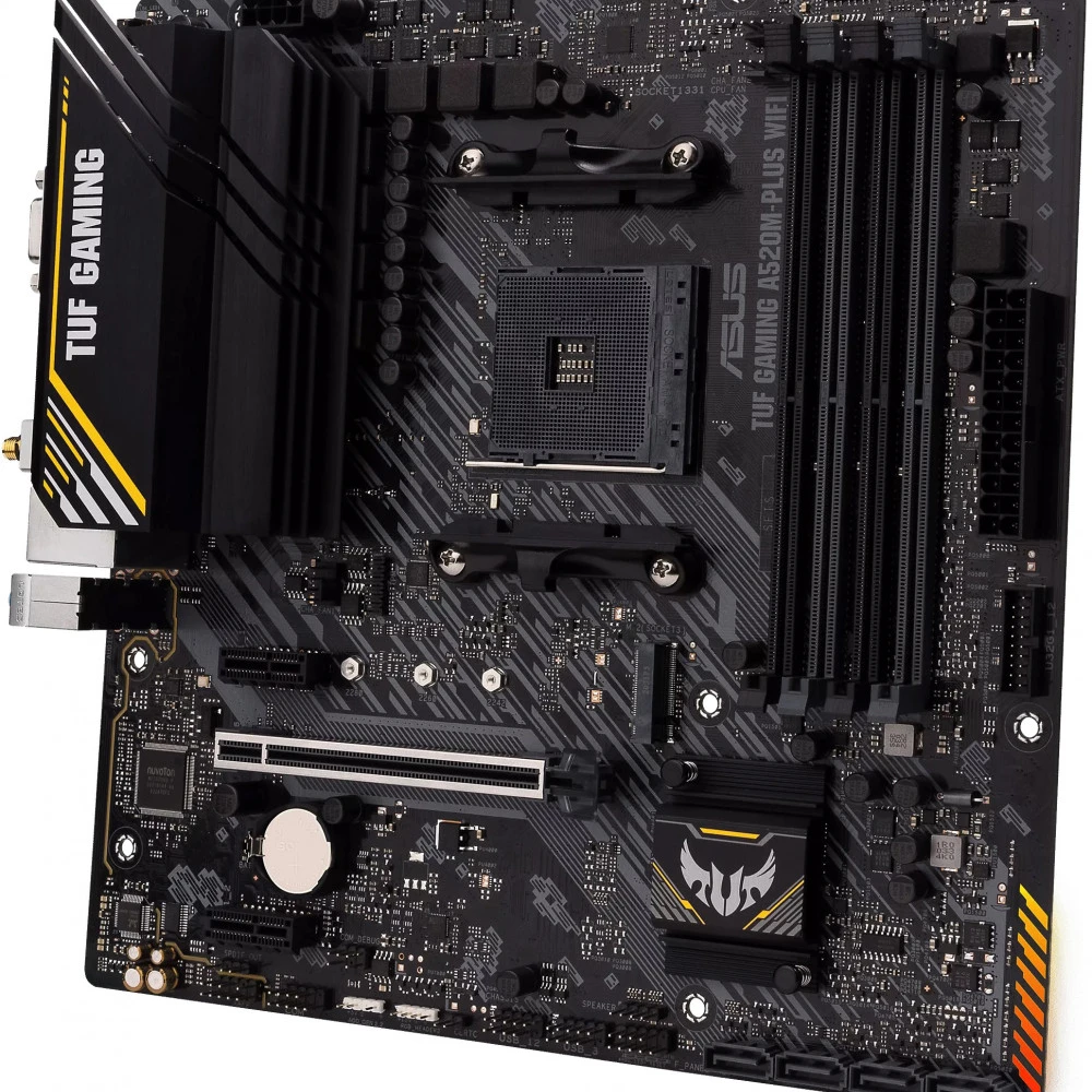 Материнская плата Asus TUF GAMING A520M-PLUS WIFI Micro-ATX, AMD AM4