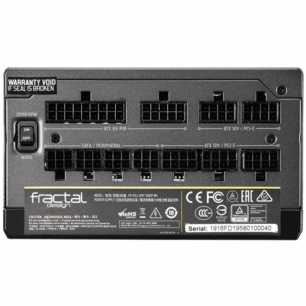 Блок питания FRACTAL DESIGN FD-PSU-IONP-660P-BK-EU 660 Вт